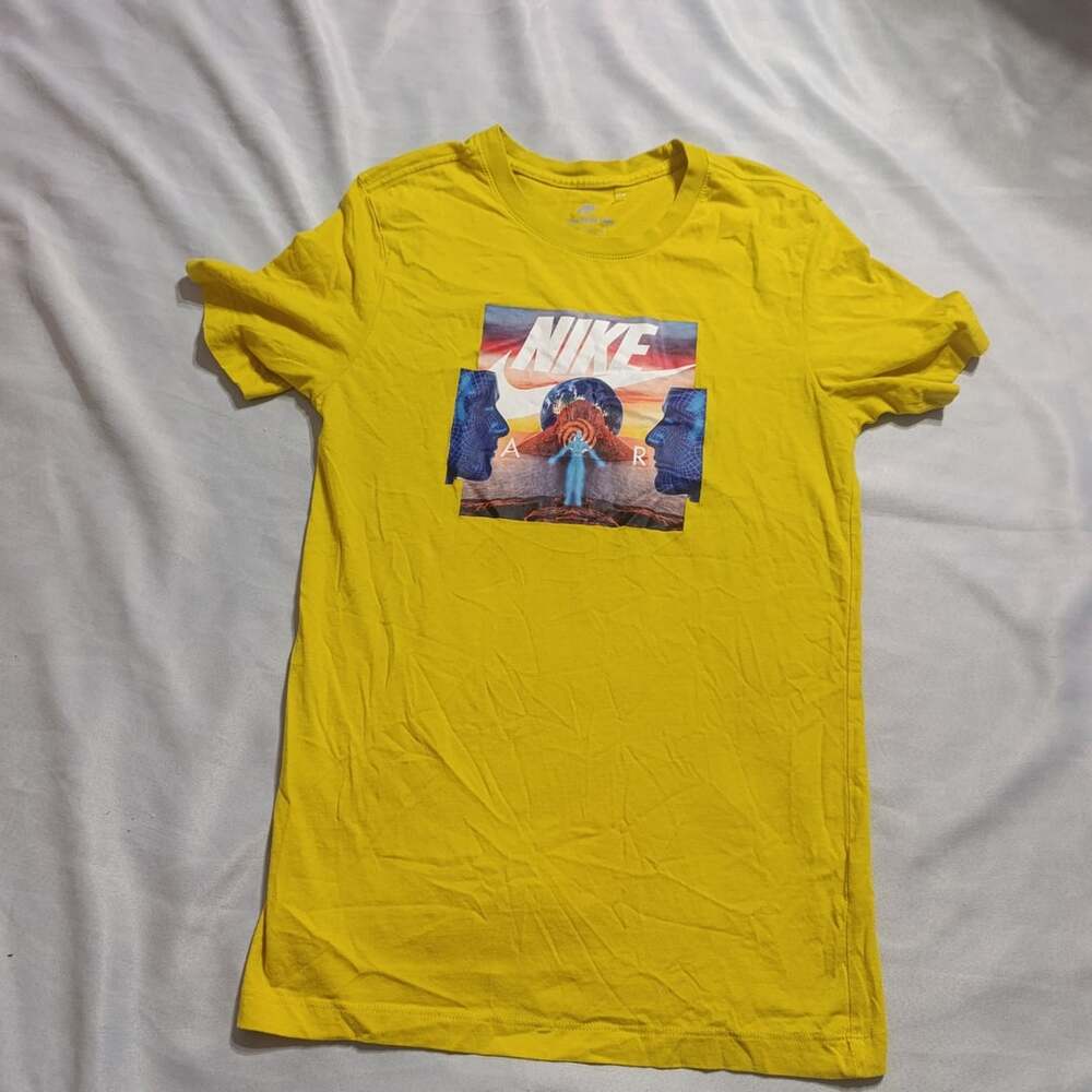 Nike Sportswear T Shirt Mens DQ1065 709 Size Medium Visual Art